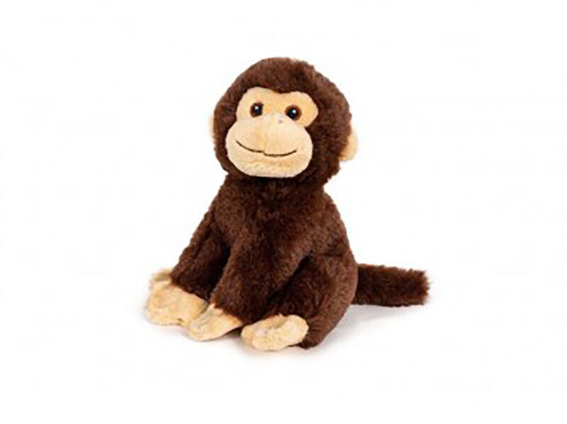 Opice sedící 16cm hnědá